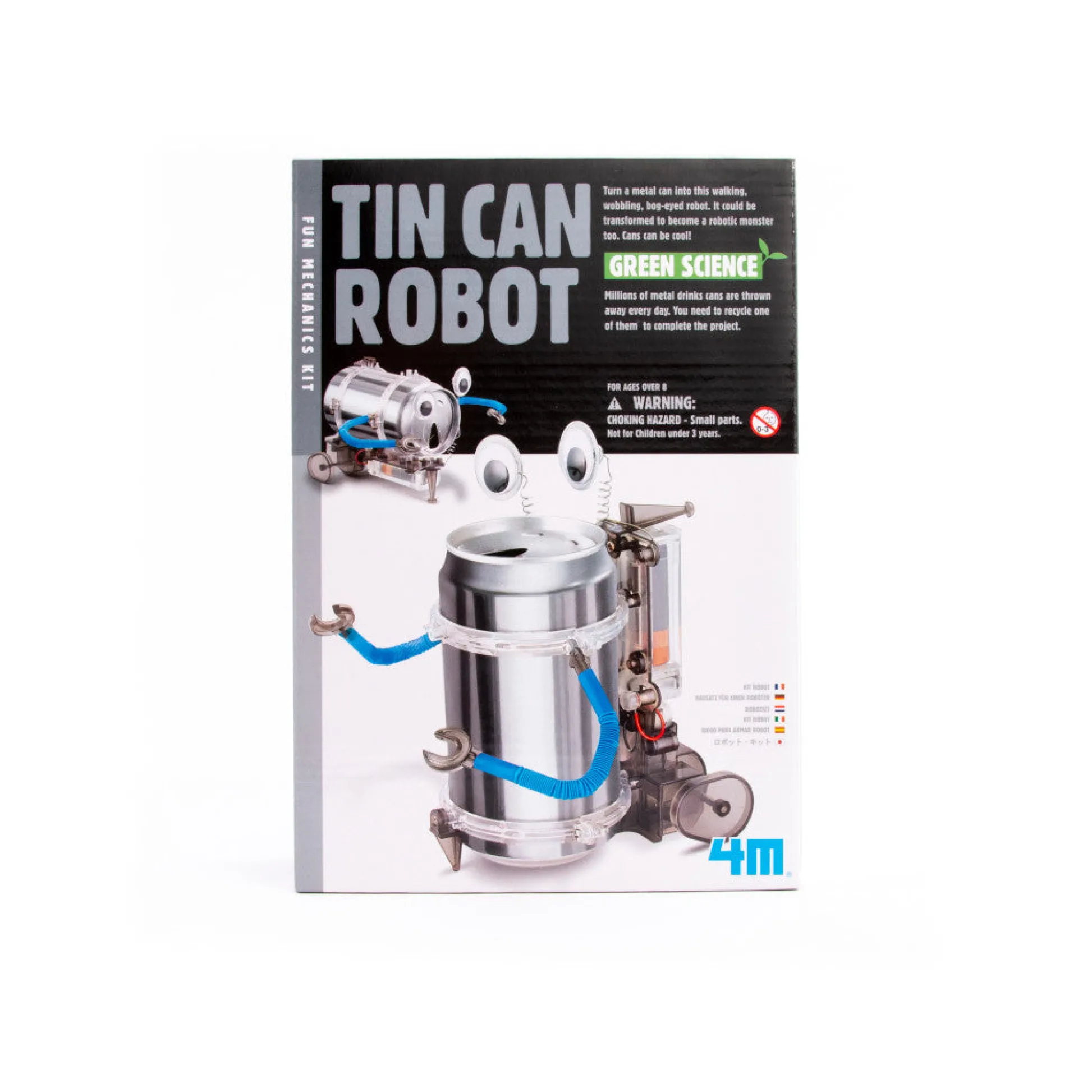 Flat River Group 4M Tin Can Robot Science Kit - Eco-Friendly Robotics Exploration* Science & Discovery