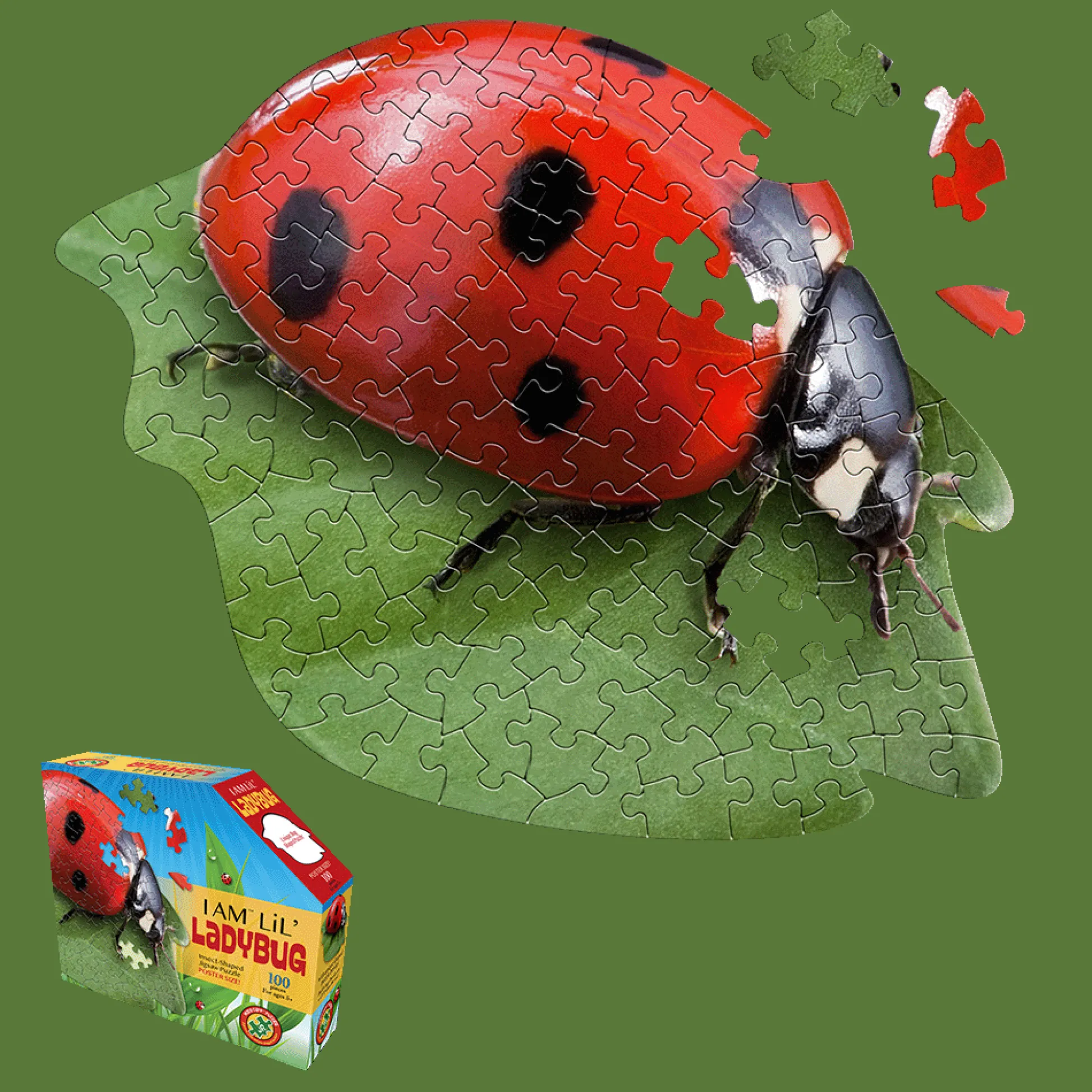 Maddcapp Games Madd Capp I AM LiL' LADYBUG Jigsaw Puzzle - 100 pc* Puzzles