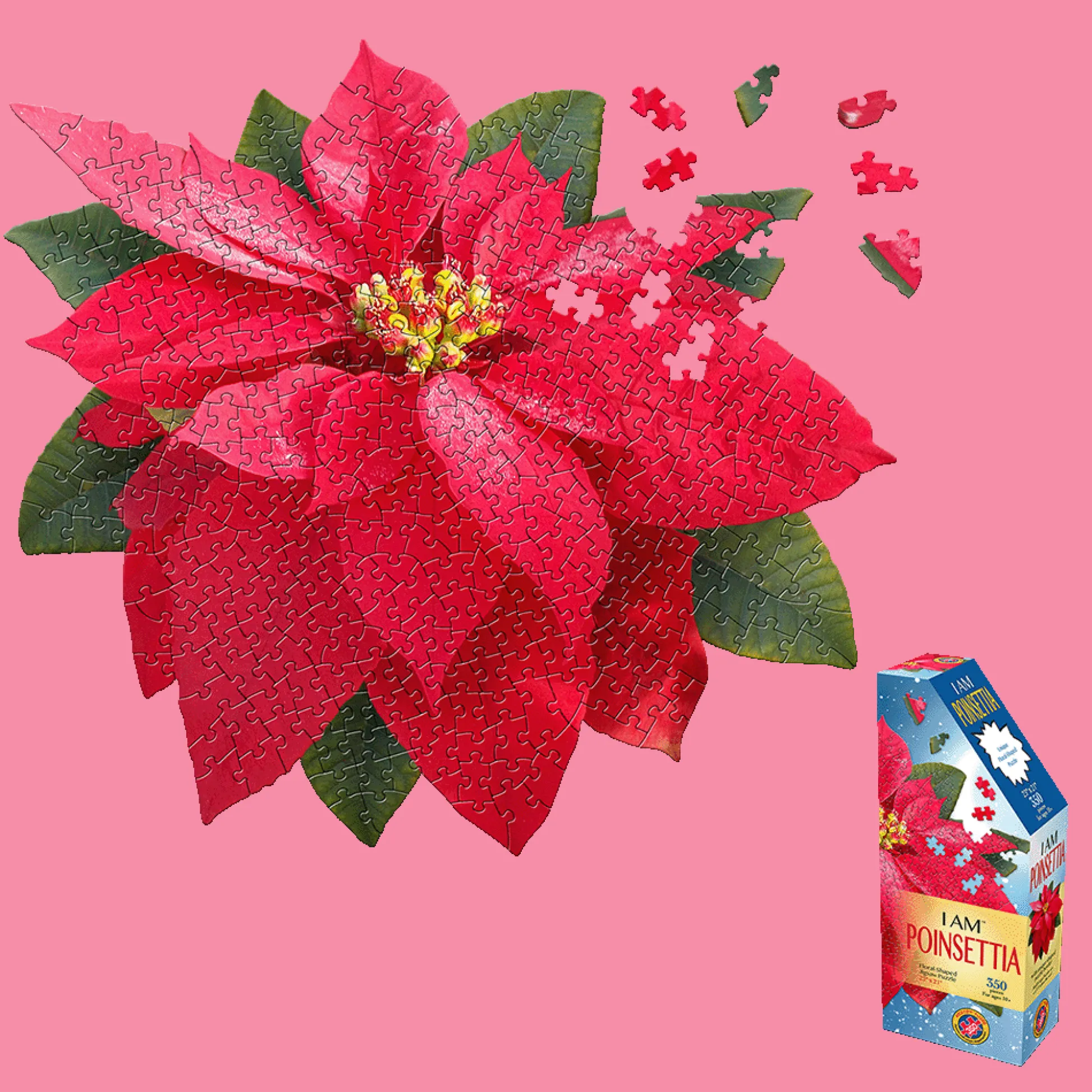 Maddcapp Games Madd Capp I AM Poinsettia - 350 Piece Jigsaw Puzzle* Puzzles