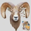 Maddcapp Games Madd Capp I AM RAM Animal Head-Shaped Jigsaw Puzzle - 550 pc* Puzzles