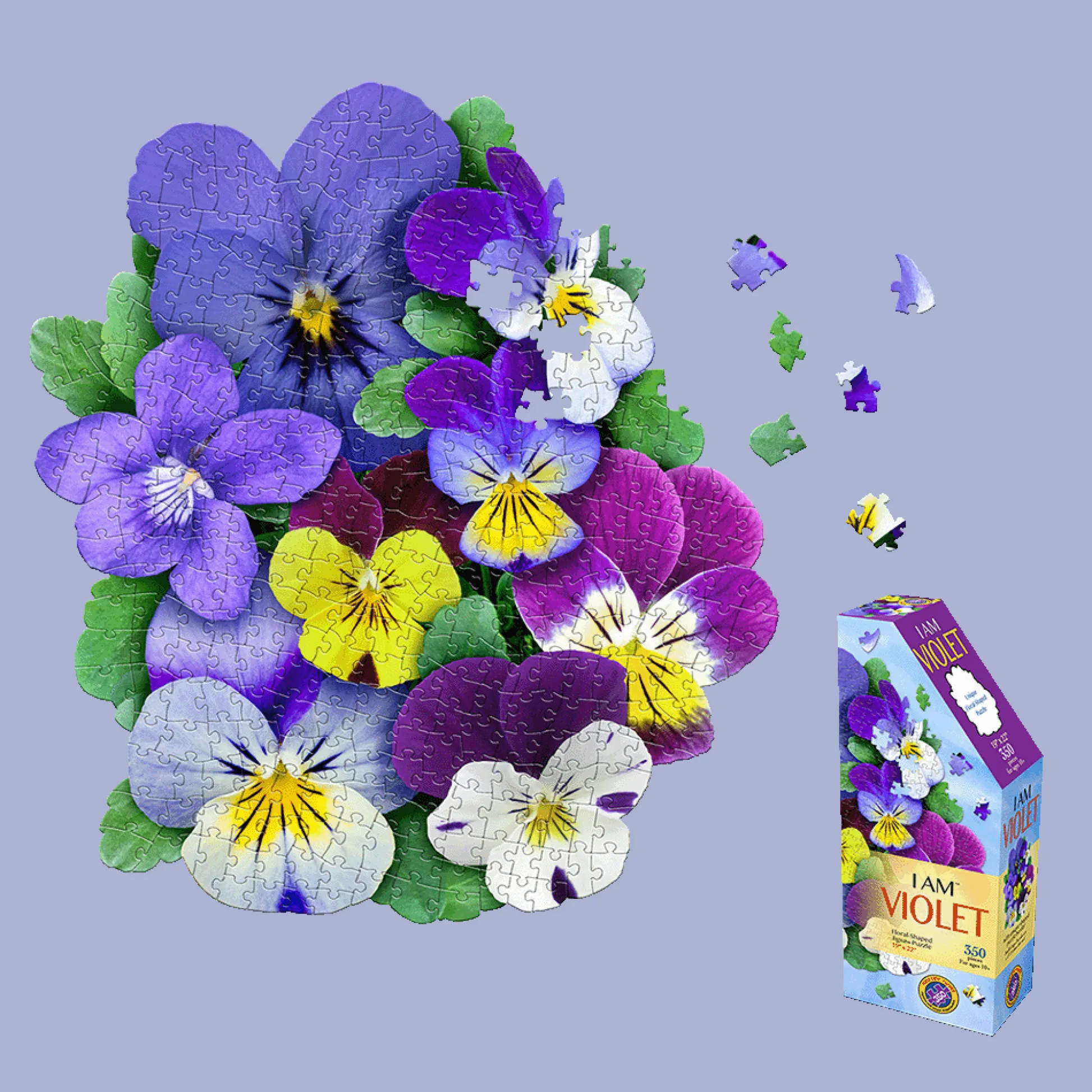 Maddcapp Games Madd Capp I AM Violet Floral Jigsaw Puzzle - 350 pc* Puzzles