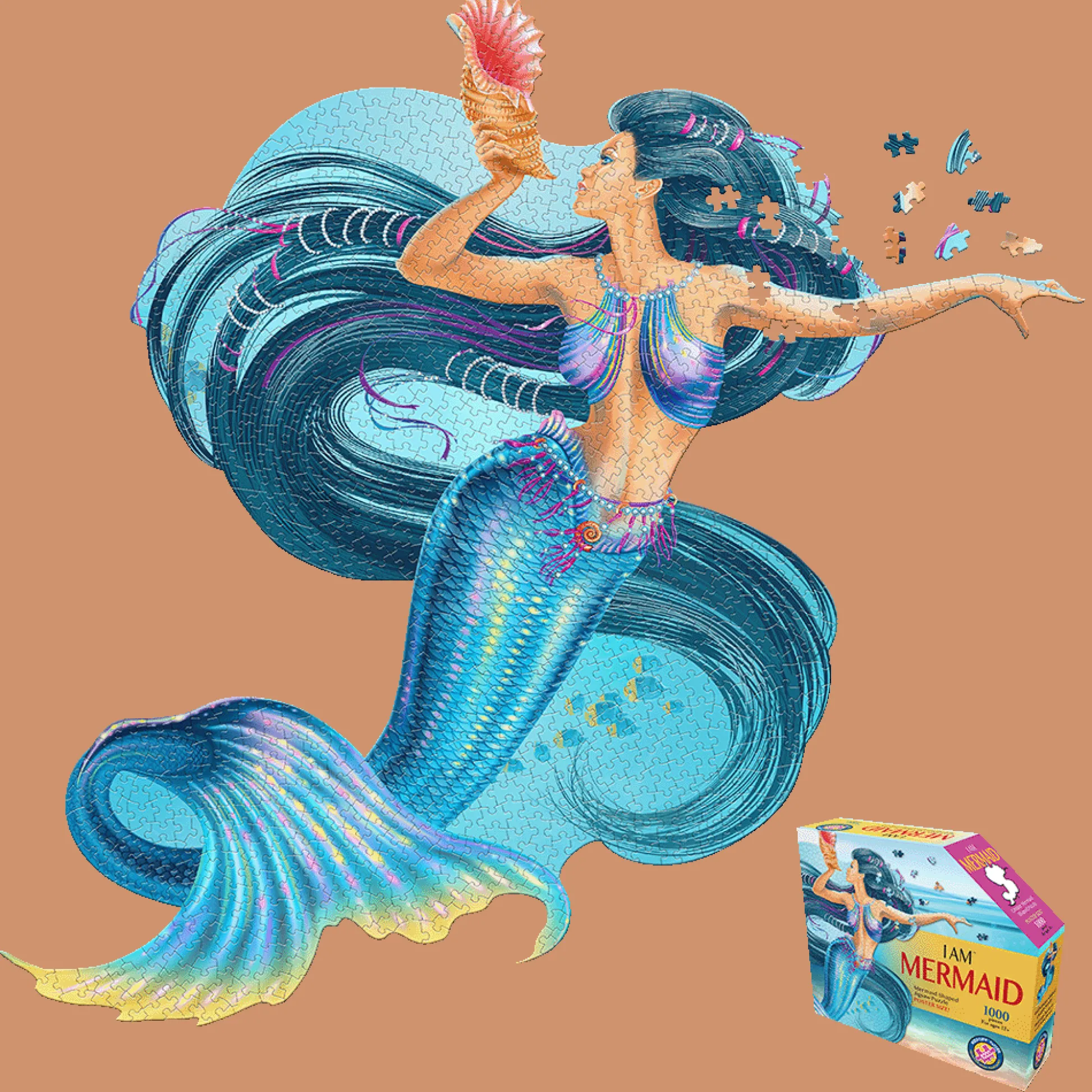 Maddcapp Games Madd Capp Mermaid-Themed Jigsaw Puzzle - 1000 pc* Puzzles