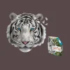 Maddcapp Games Madd Capp White Tiger Shaped Jigsaw Puzzle - 300 pc* Puzzles