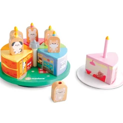 Flat River Group Madera Wood Cakeville Playset - Whimsical Wooden Activity Scene, Age 3+* Preschool Education Toys & Activities|Preschool Figures & Playsets