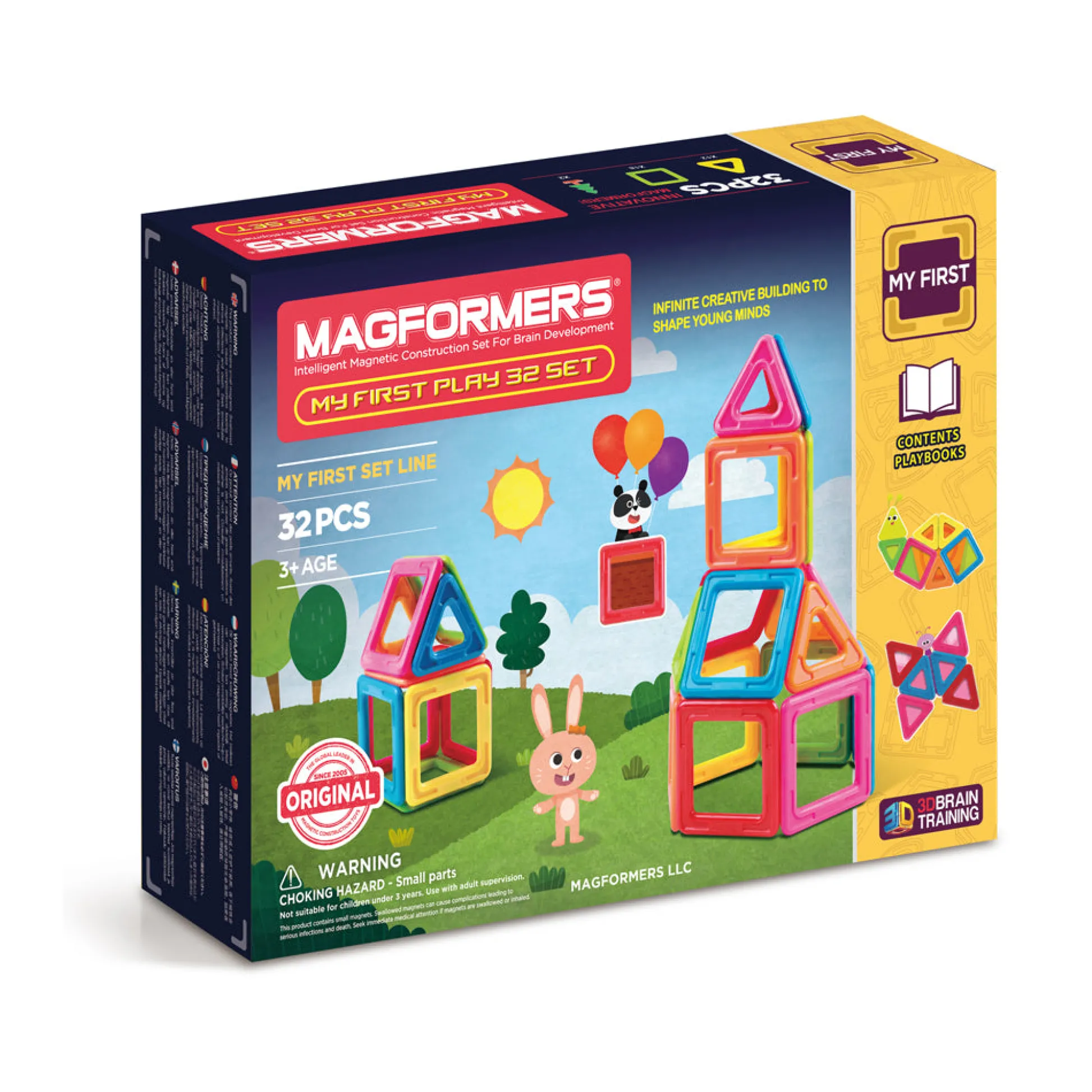 AreYouGame Magformers My First 32-Piece Building Set - Creative Magnetic Play Kit* Magnetic Tiles & Building Sets