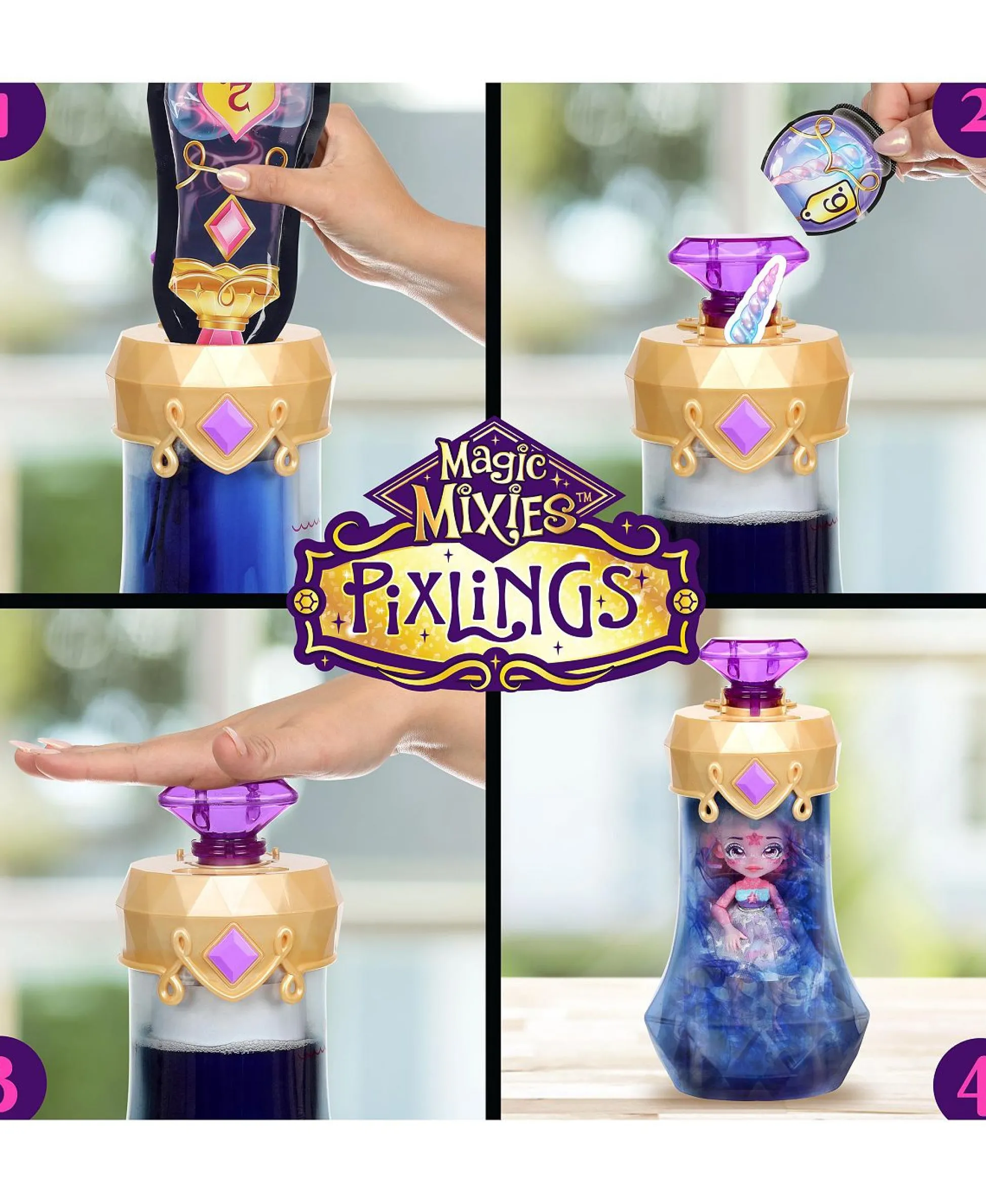 Macy's - Supplier Magic Mixies Pixling Doll Series 1 Blind Pack, Purple (Colors/Styles May Vary)* Miniature & Collectible Dolls|Surprise Toys & Dolls
