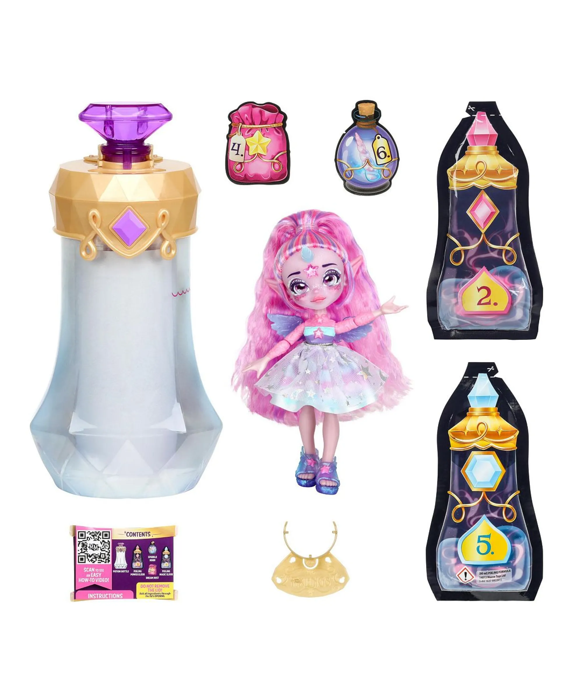 Macy's - Supplier Magic Mixies Pixling Doll Series 1 Blind Pack, Purple (Colors/Styles May Vary)* Miniature & Collectible Dolls|Surprise Toys & Dolls