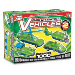 AreYouGame Magical Mix or Match Vehicles Set 2: Adventure Assembly Playset* Preschool Vehicles|Preschool Education Toys & Activities