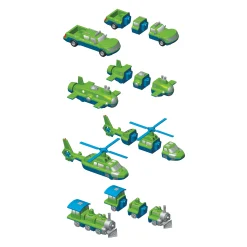 AreYouGame Magical Mix or Match Vehicles Set 2: Adventure Assembly Playset* Preschool Vehicles|Preschool Education Toys & Activities