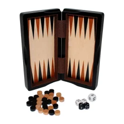 AreYouGame Magnetic 3-in-1 Chess, Checkers, and Backgammon Wood Game Set - 8-inch* Board Games|Role-Playing Games