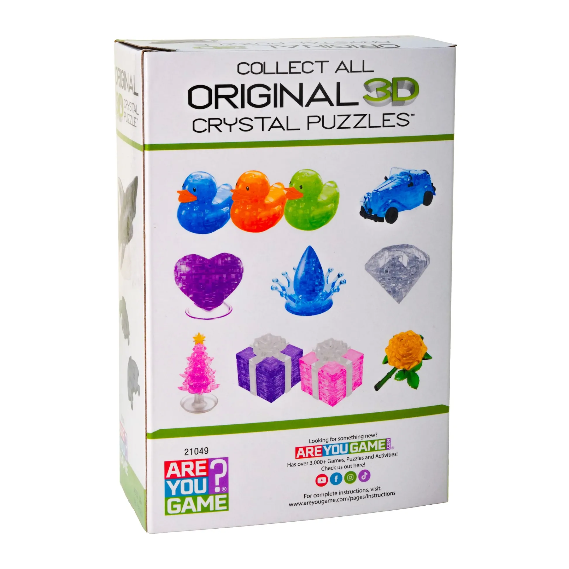 AreYouGame Majestic Black Shark 3D Crystal Puzzle - 38 Piece Set* Puzzles