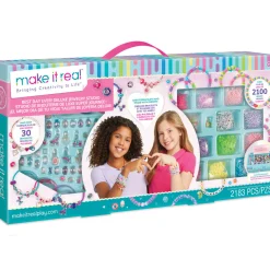 Flat River Group Make It Real Best Day Ever! Deluxe Jewelry Studio 2183pcs DIY Craft Kit* Crafts & Activities