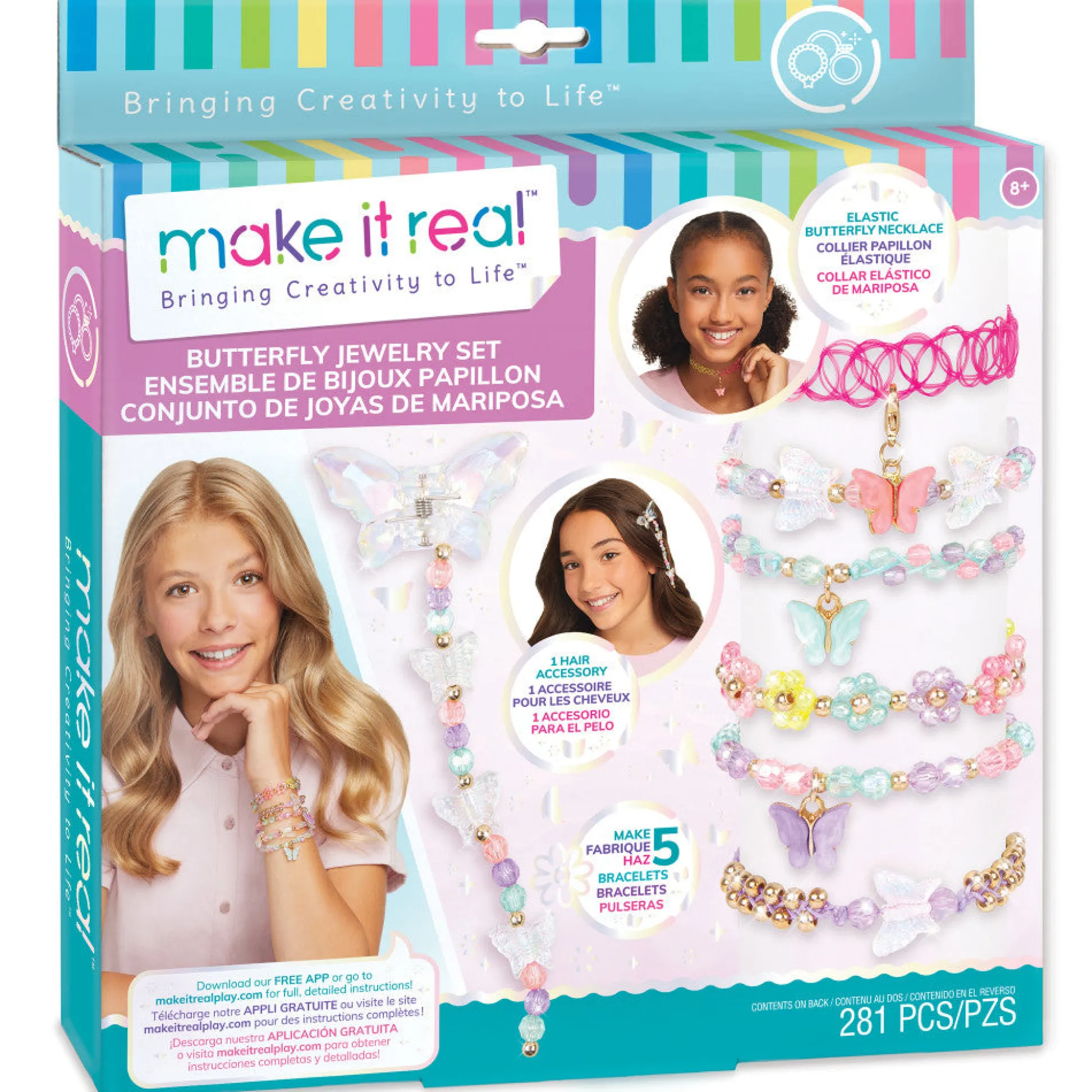 Flat River Group Make It Real Butterfly Bliss DIY Jewelry Making Kit* Crafts & Activities