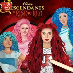 Flat River Group Make It Real Descendants 4 Rise of Red Fashion Design Sketchbook*Kids Drawing, Color & Painting|Kids Books