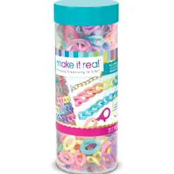 Flat River Group Make It Real DIY Fashion Link Bracelets Kit - Colorful Jewelry Making Set* Crafts & Activities