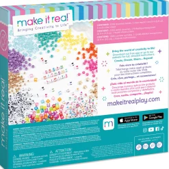 Flat River Group Make It Real Say Yes! Alphabet Bead Bracelet Kit - 1008pc DIY Jewelry Crafting Set* Social & Emotional Skills|Crafts & Activities