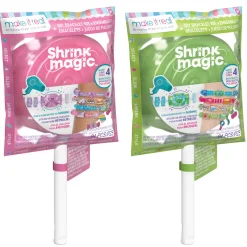 Flat River Group Make It Real Shrink Magic Sweet & Sour Lollipop Bracelet Kit - 2 Pack* Crafts & Activities