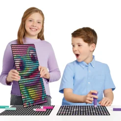 Flat River Group Make It Real Stamp to Reveal Dot Art Kit - DJ Bunny, Frog Princess, Chillin Panda* Crafts & Activities