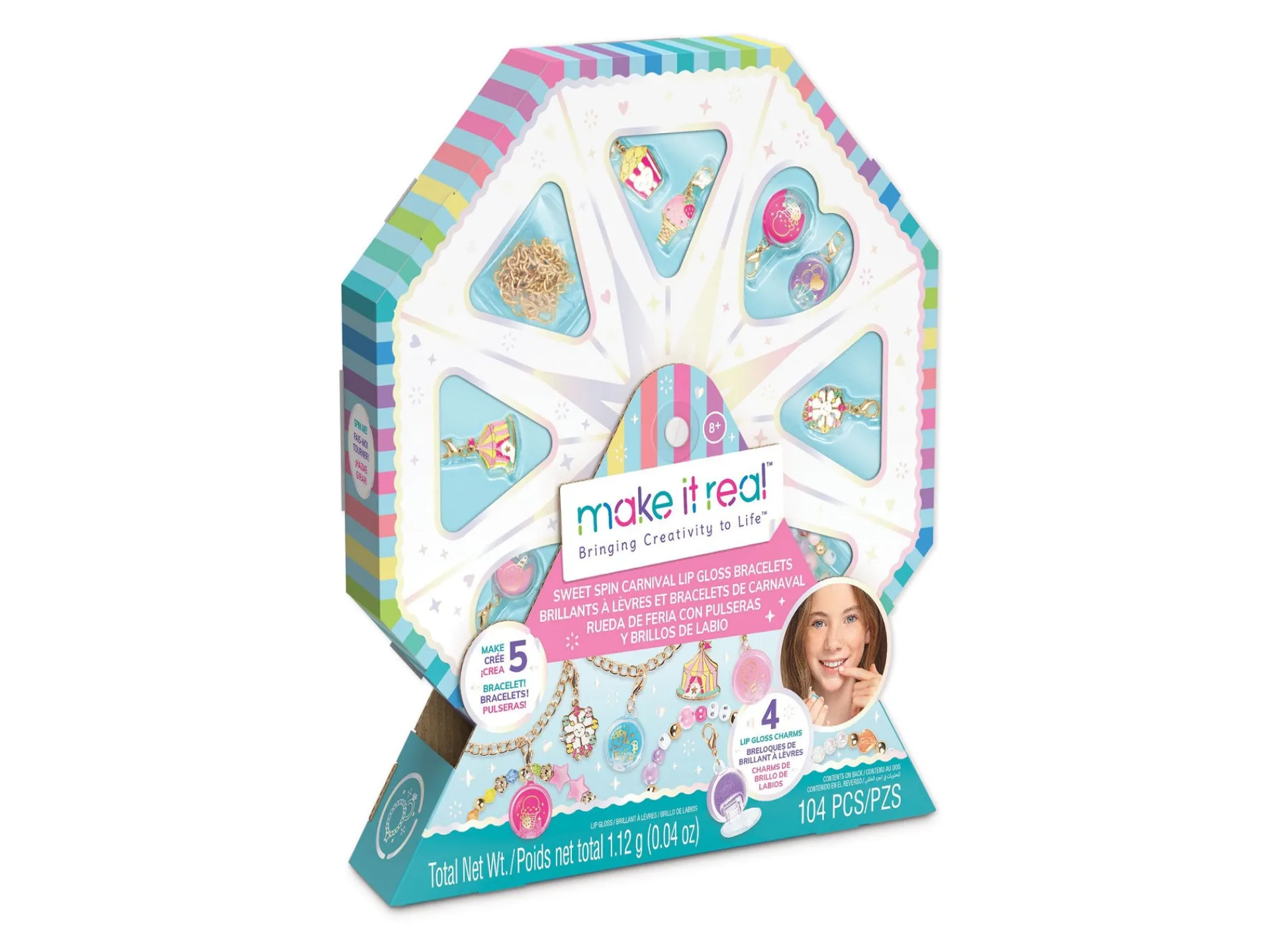 Macy's - Supplier Make It Real Sweet Spin Carnival Lip Gloss Bracelets Kit* Crafts & Activities