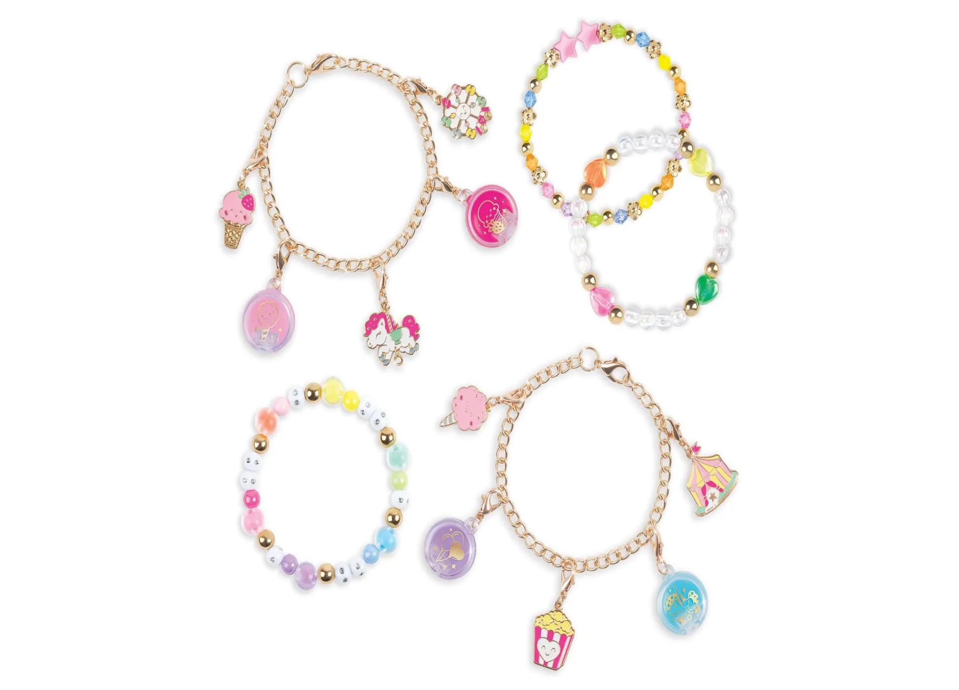 Macy's - Supplier Make It Real Sweet Spin Carnival Lip Gloss Bracelets Kit* Crafts & Activities