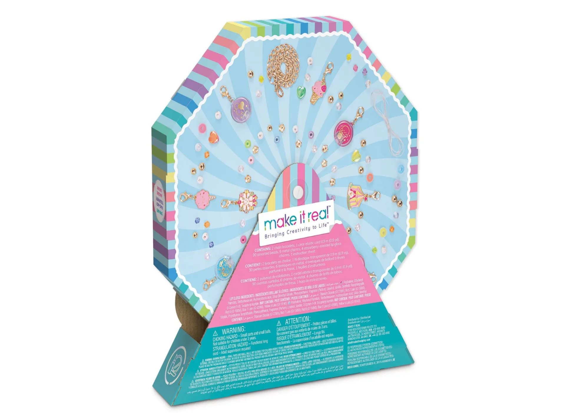 Macy's - Supplier Make It Real Sweet Spin Carnival Lip Gloss Bracelets Kit* Crafts & Activities