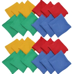 Educators Resource Martin Sports Colorful Bean Bags Set, 3.5" x 3.75", 24-Pack for Tossing Games* Toddler & Preschool Games & Puzzles