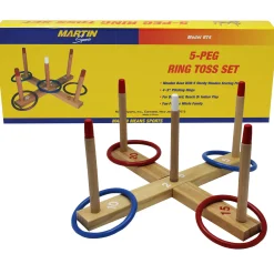Educators Resource Martin Sports Deluxe Ring Toss Game Set for Outdoor Fun* Toy Sports