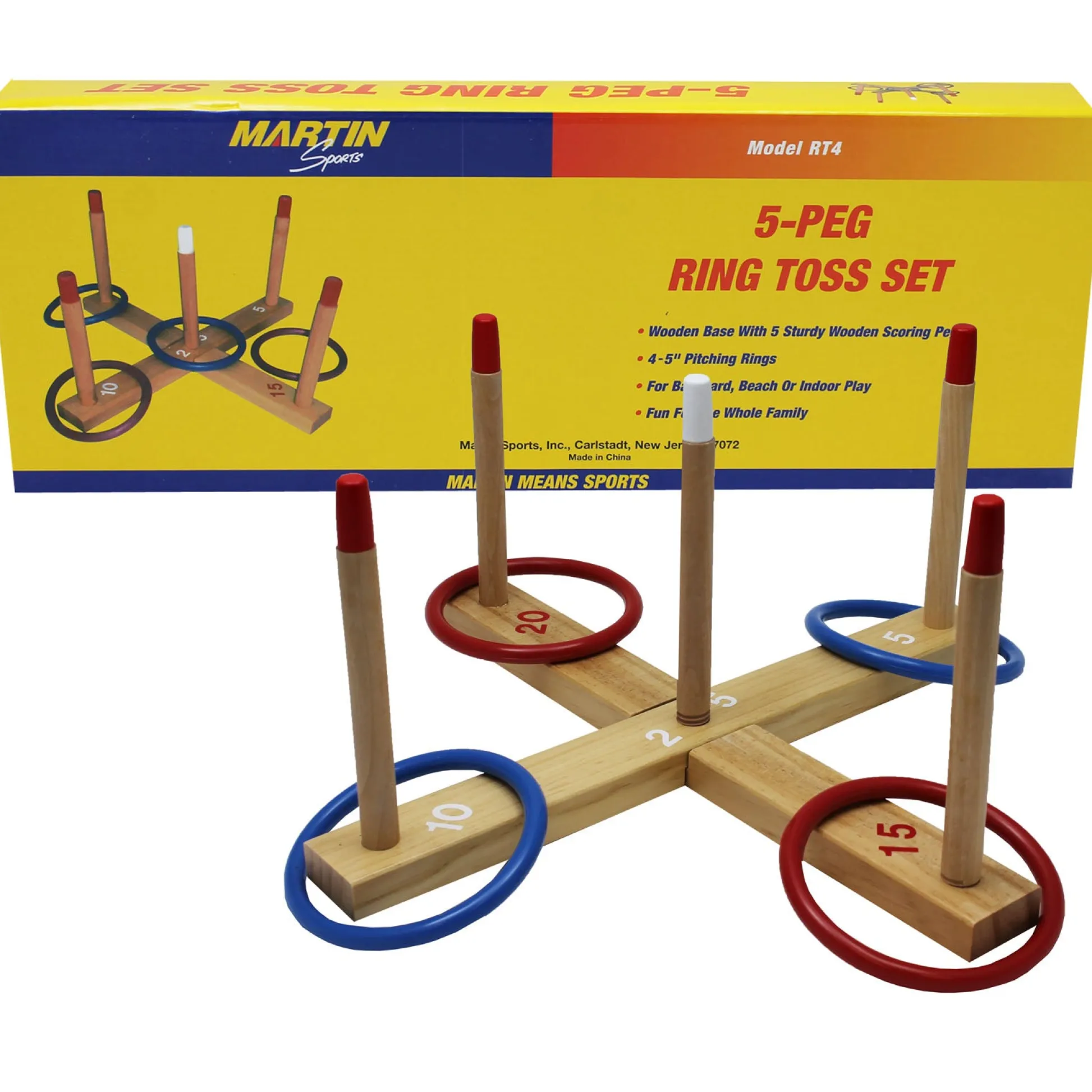 Educators Resource Martin Sports Deluxe Ring Toss Game Set for Outdoor Fun* Toy Sports