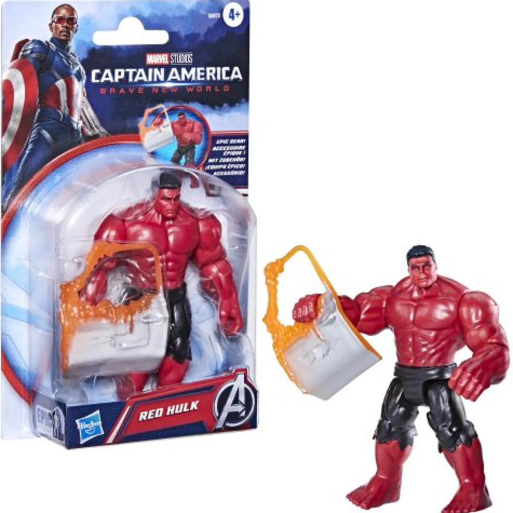 Calendar Holdings, LLC Marvel Captain America: Brave New World 12-inch Deluxe Red Hulk Action Figure* Marvel|Action Figures