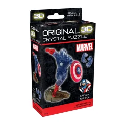 AreYouGame Marvel 3D Crystal Puzzle - Captain America 31 Pcs* Puzzles|Marvel