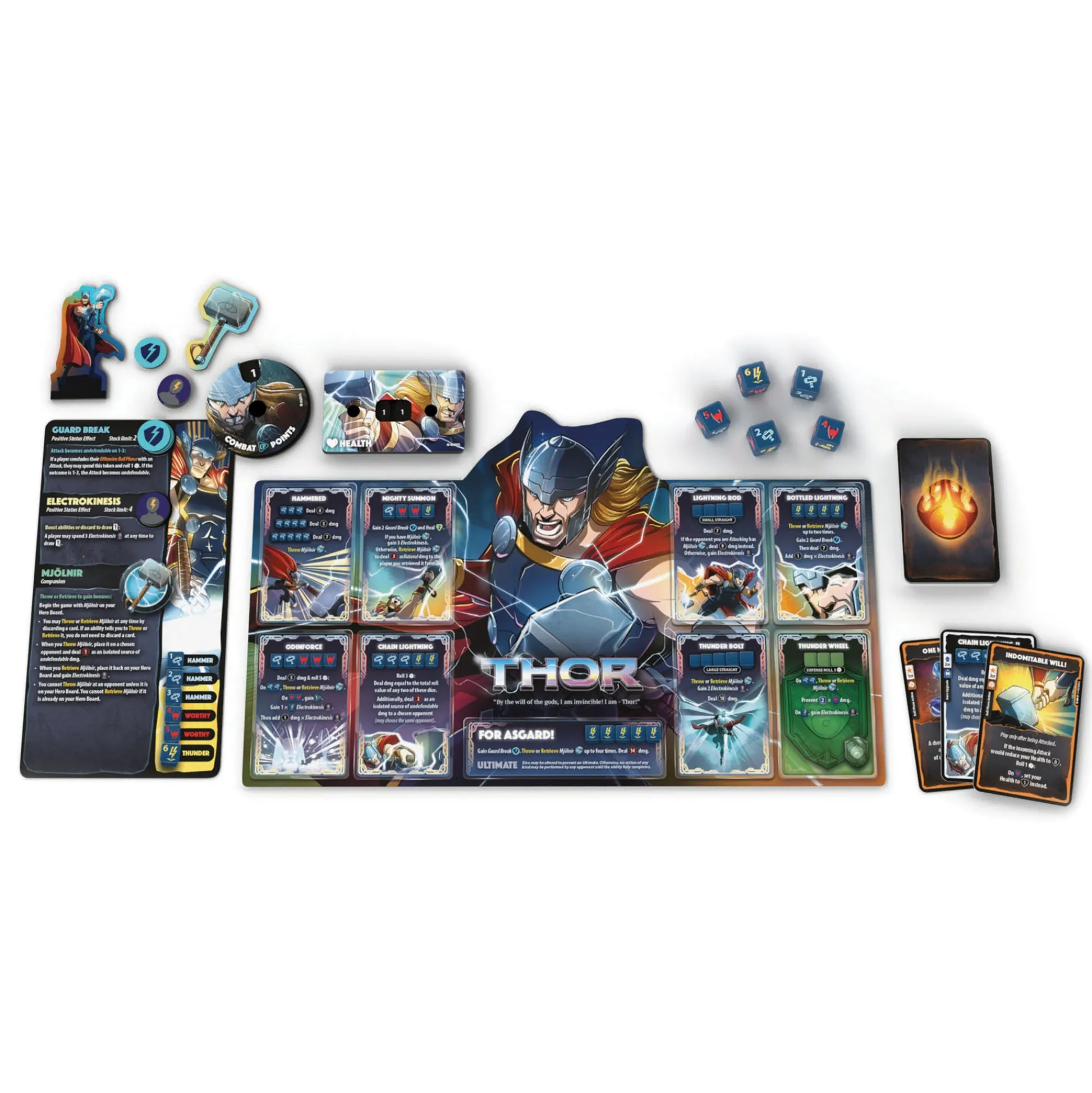 Educators Resource Marvel Dice Throne: Scarlet Witch, Thor, Loki, Spider-Man Board Game* Marvel|Board Games