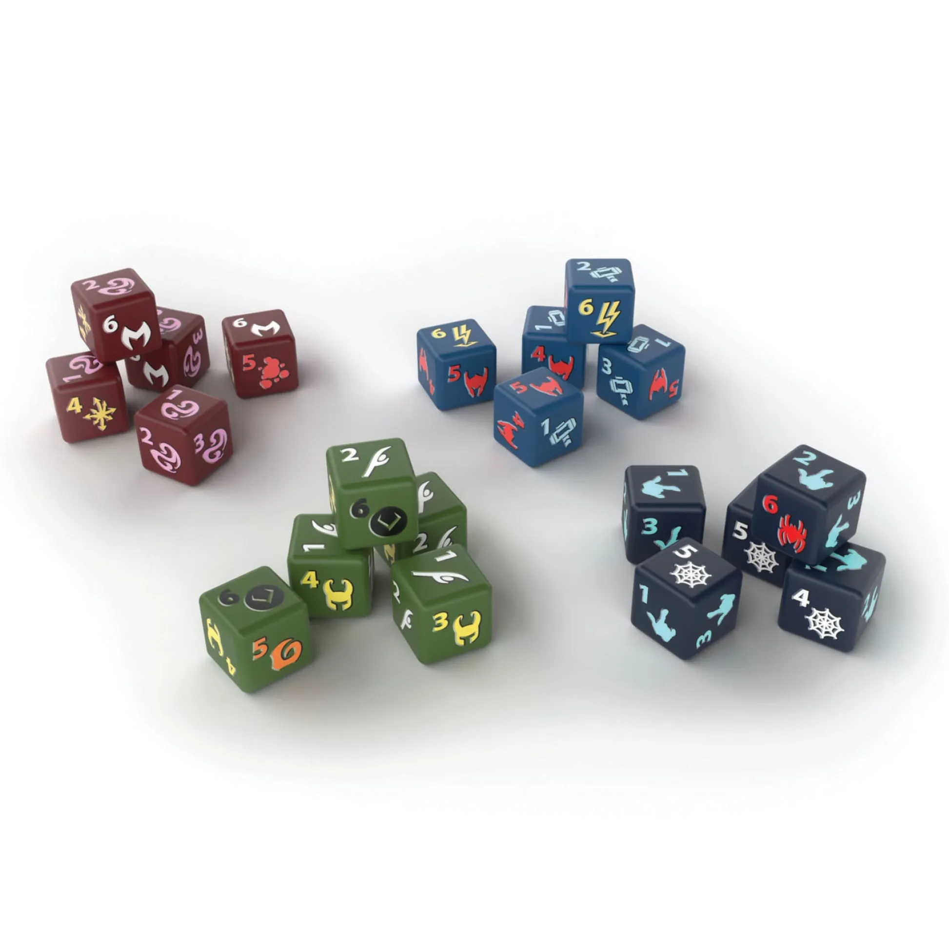 Educators Resource Marvel Dice Throne: Scarlet Witch, Thor, Loki, Spider-Man Board Game* Marvel|Board Games