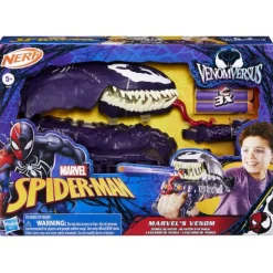 Calendar Holdings, LLC Marvel Spider-Man Venom Strike Blaster Powered by NERF* Nerf & Toy Blasters|Nerf & Toy Blasters