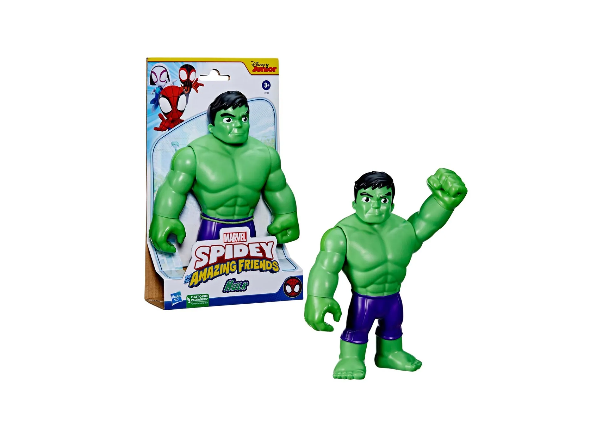 Macy's - Supplier Marvel Spidey and His Amazing Friends 9-Inch Supersized Hulk Figure* Marvel|Action Figures