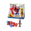 Macy's - Supplier Marvel Spidey and His Amazing Friends Miles Morales Spider-Man Techno Racer Set* Preschool Figures & Playsets|Marvel