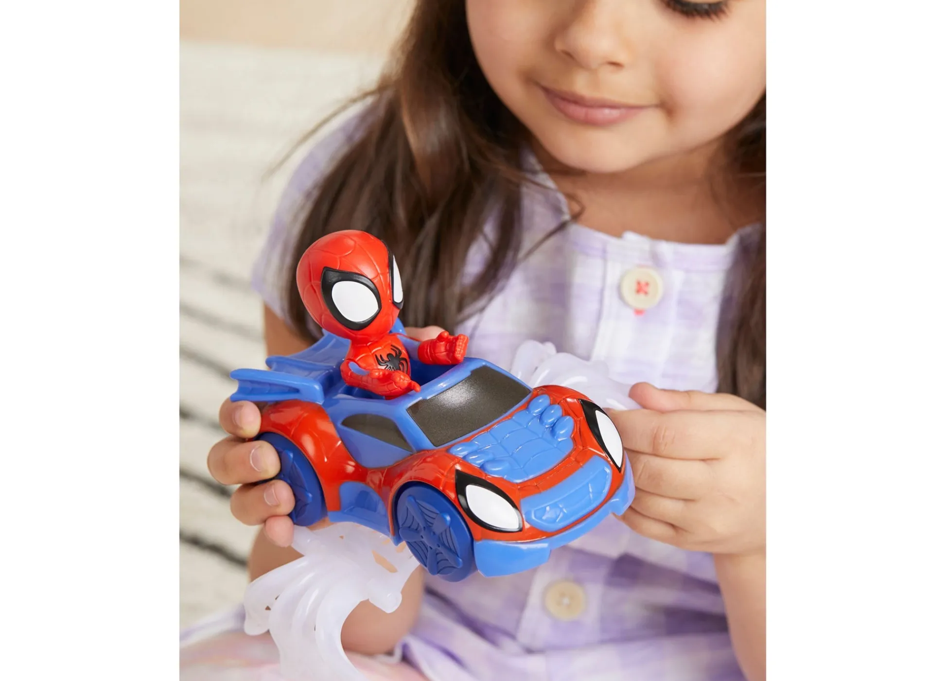 Macy's - Supplier Marvel Spidey and His Amazing Friends 4" Web Crawler Playset with Action Figure* Preschool Figures & Playsets|Marvel