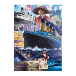 AreYouGame MasterPieces Historical Titanic Jigsaw Puzzle - 1000 pc* Puzzles