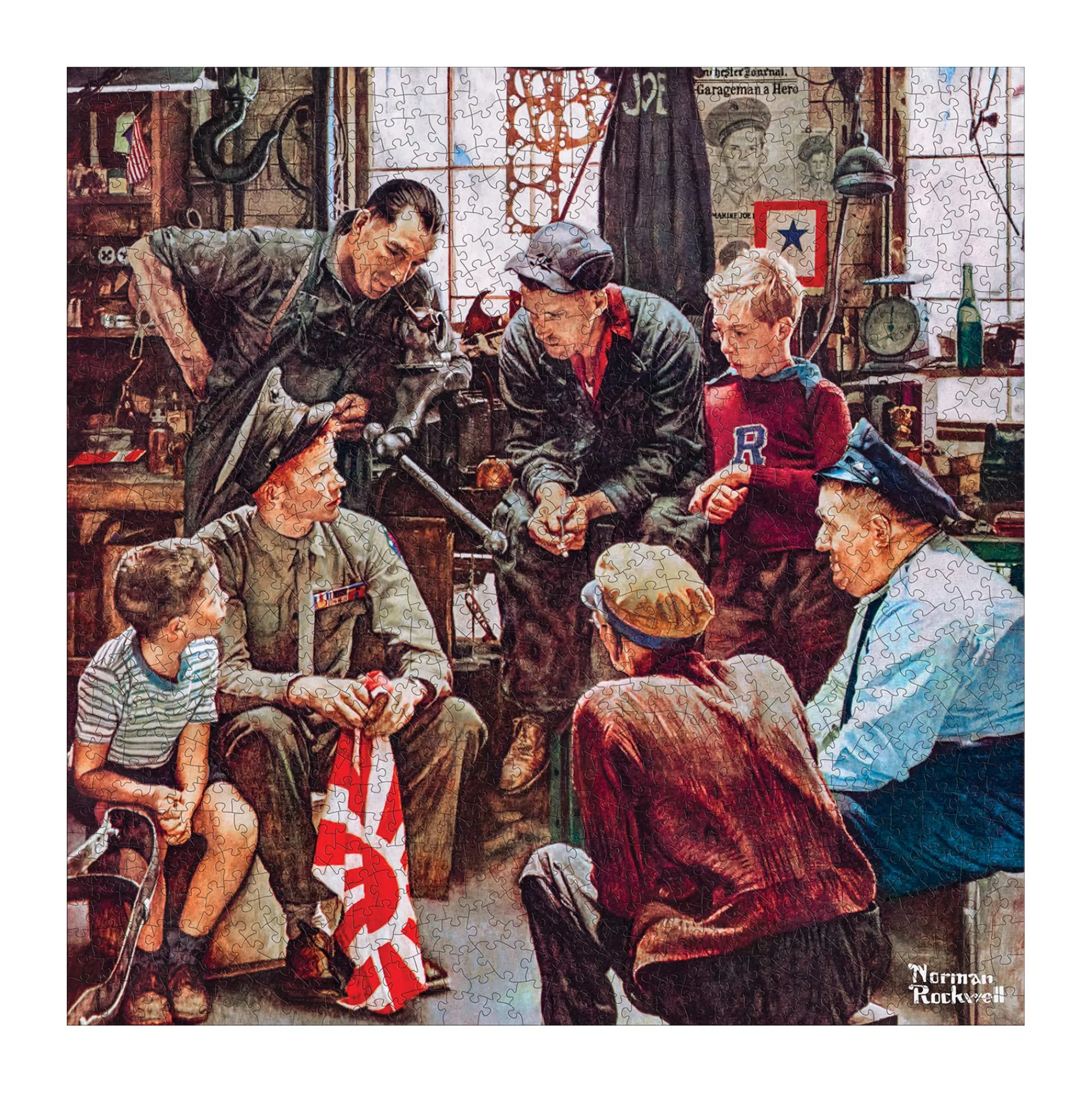 AreYouGame MasterPieces Homecoming Marine Jigsaw Puzzle - 1000 pc* Puzzles