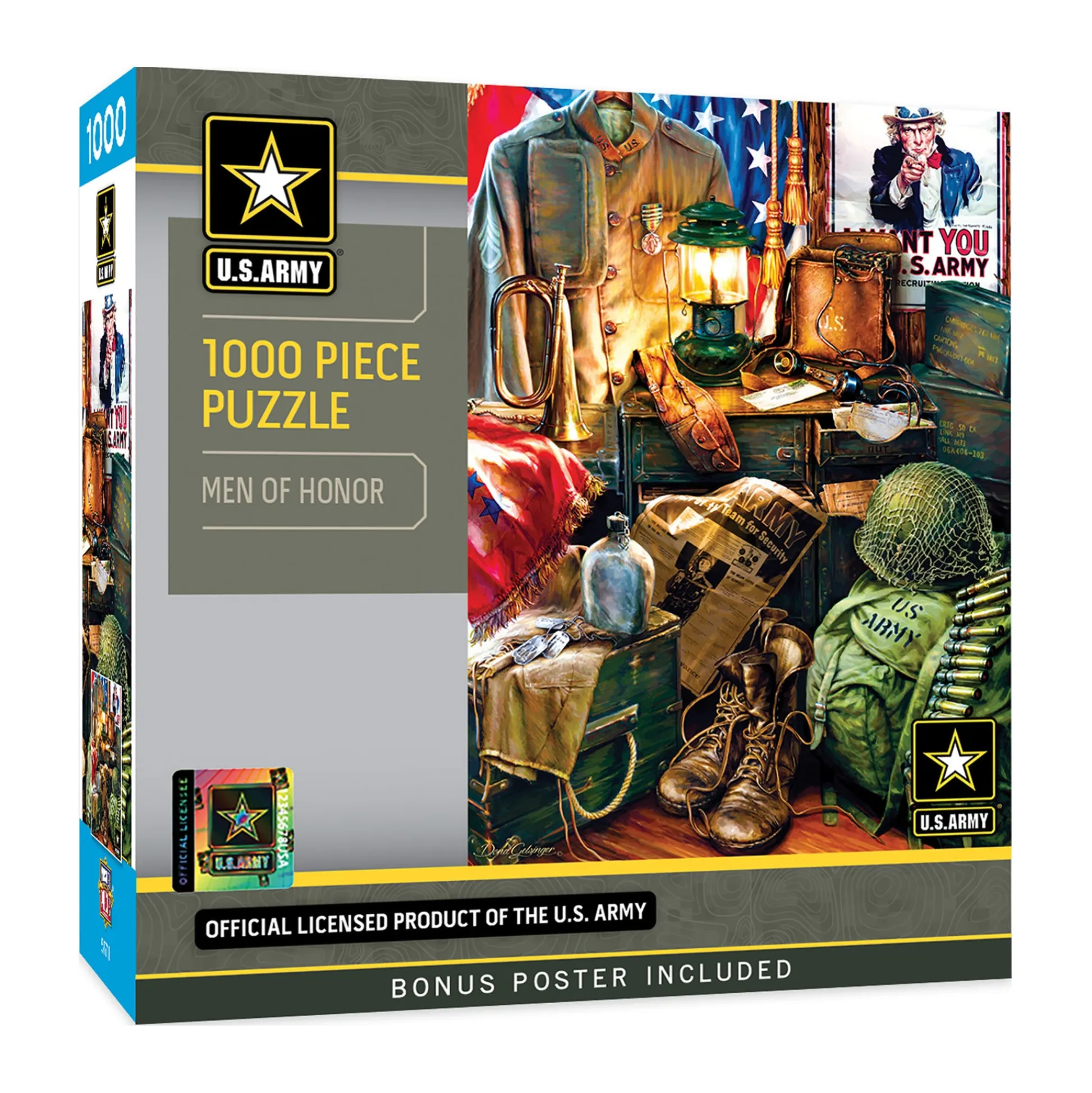 AreYouGame MasterPieces Hometown Heroes Men of Honor Jigsaw Puzzle - 1000 pc* Puzzles