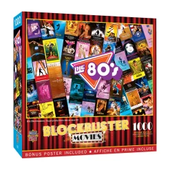 AreYouGame MasterPieces 80s Blockbusters Jigsaw Puzzle - 1000 pc* Puzzles