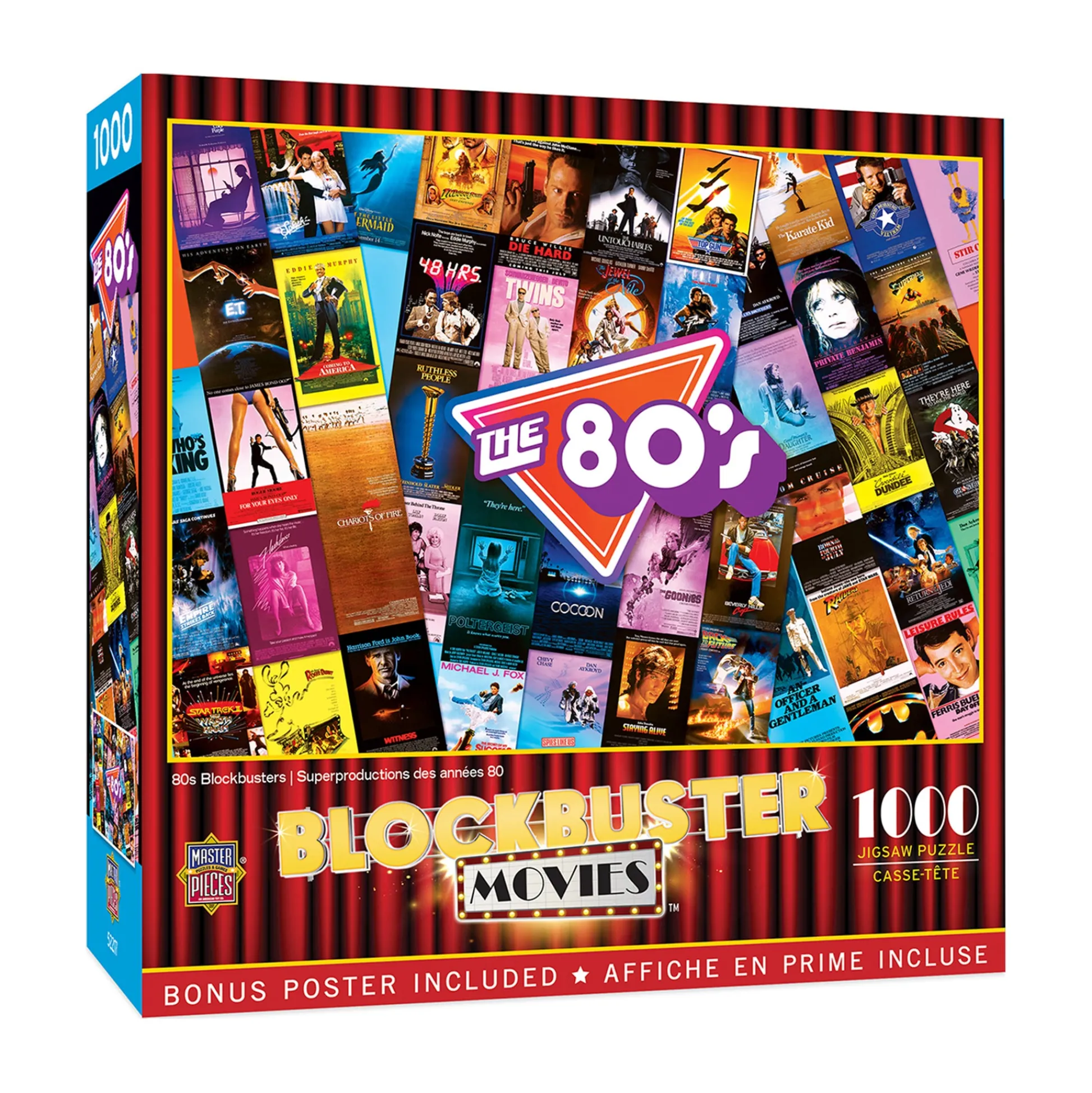 AreYouGame MasterPieces 80s Blockbusters Jigsaw Puzzle - 1000 pc* Puzzles