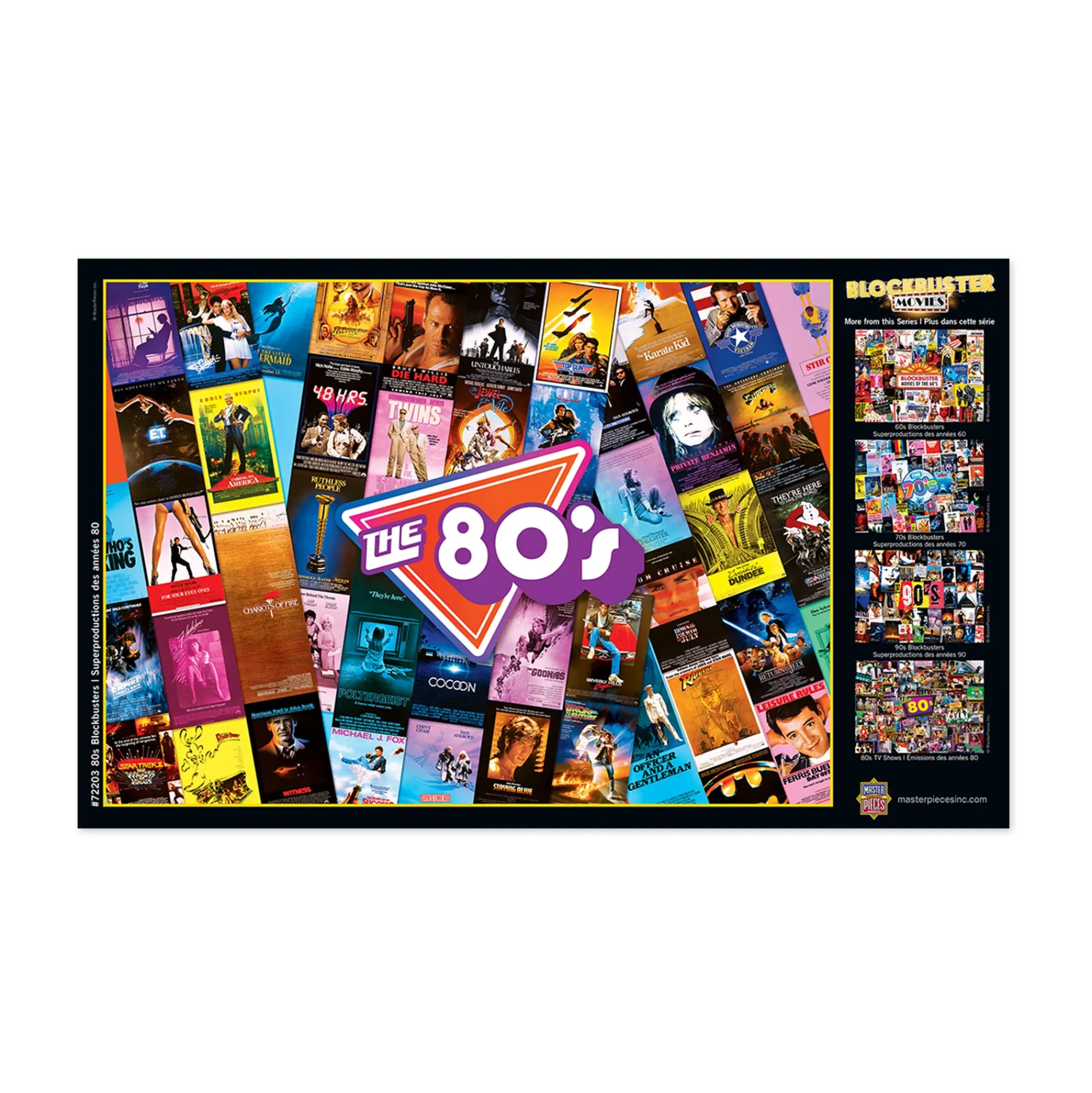 AreYouGame MasterPieces 80s Blockbusters Jigsaw Puzzle - 1000 pc* Puzzles