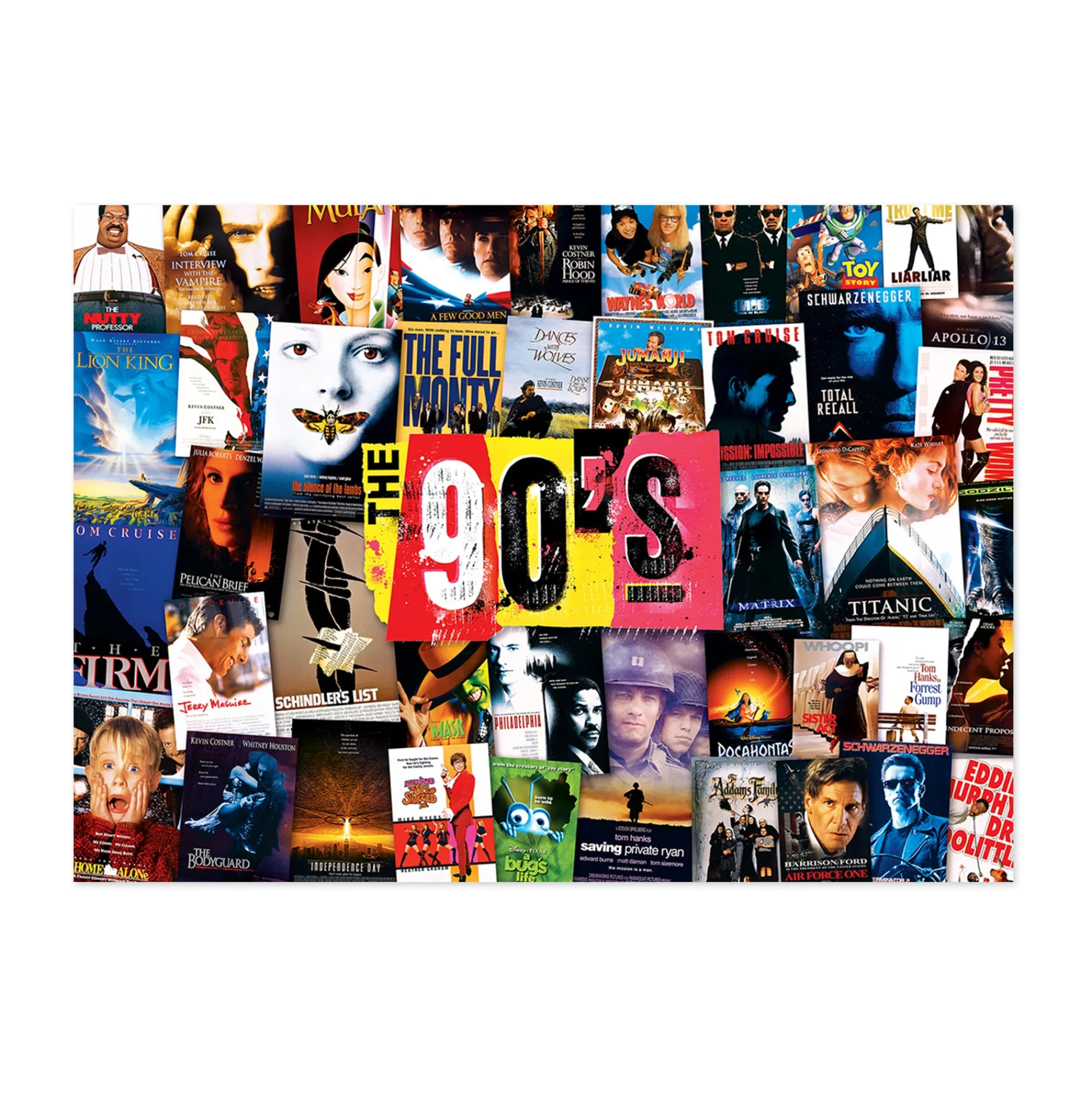 AreYouGame MasterPieces 90s Blockbusters Jigsaw Puzzle - 1000 pc* Puzzles