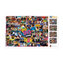 AreYouGame MasterPieces TV Time - 90s Shows Jigsaw Puzzle - 1000 pc* Puzzles