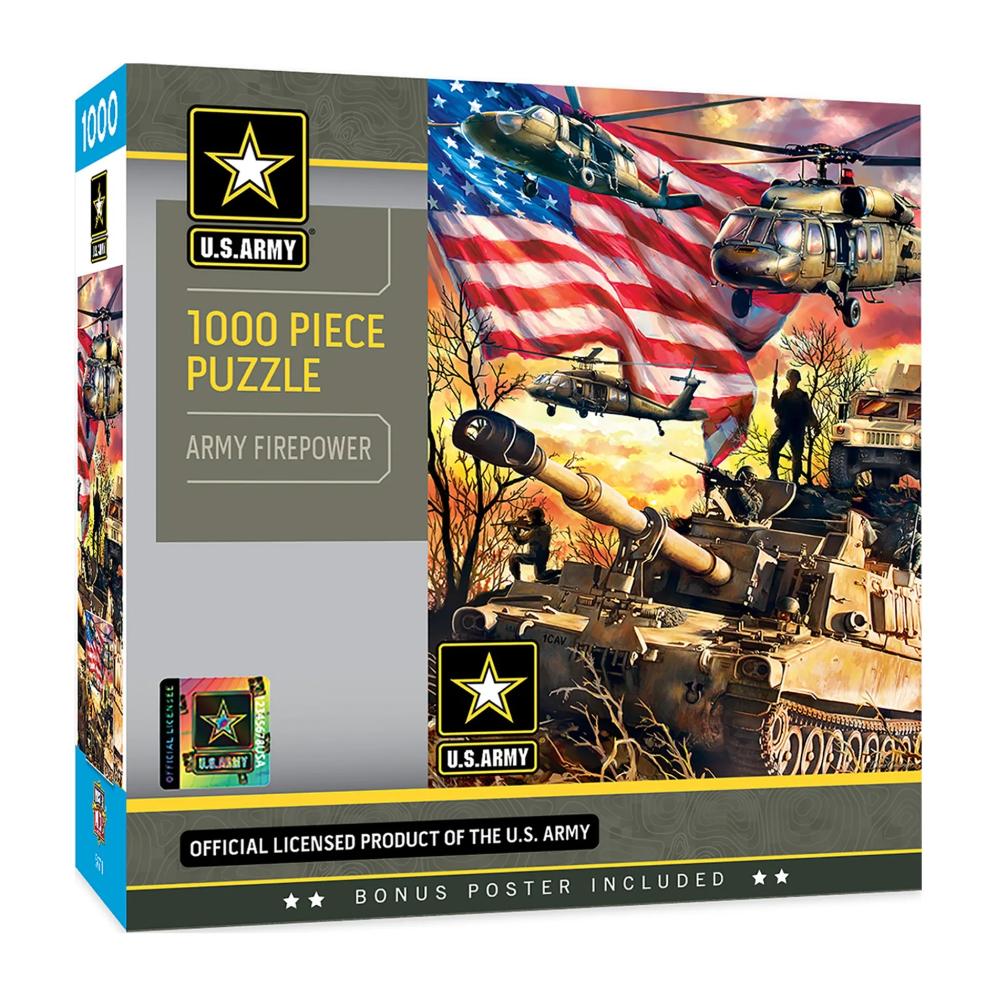 AreYouGame MasterPieces U.S. Army Firepower Jigsaw Puzzle - 1000 pc* Puzzles