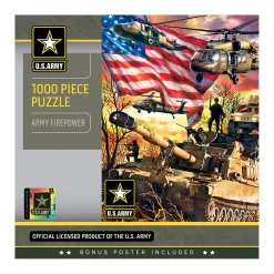 AreYouGame MasterPieces U.S. Army Firepower Jigsaw Puzzle - 1000 pc* Puzzles