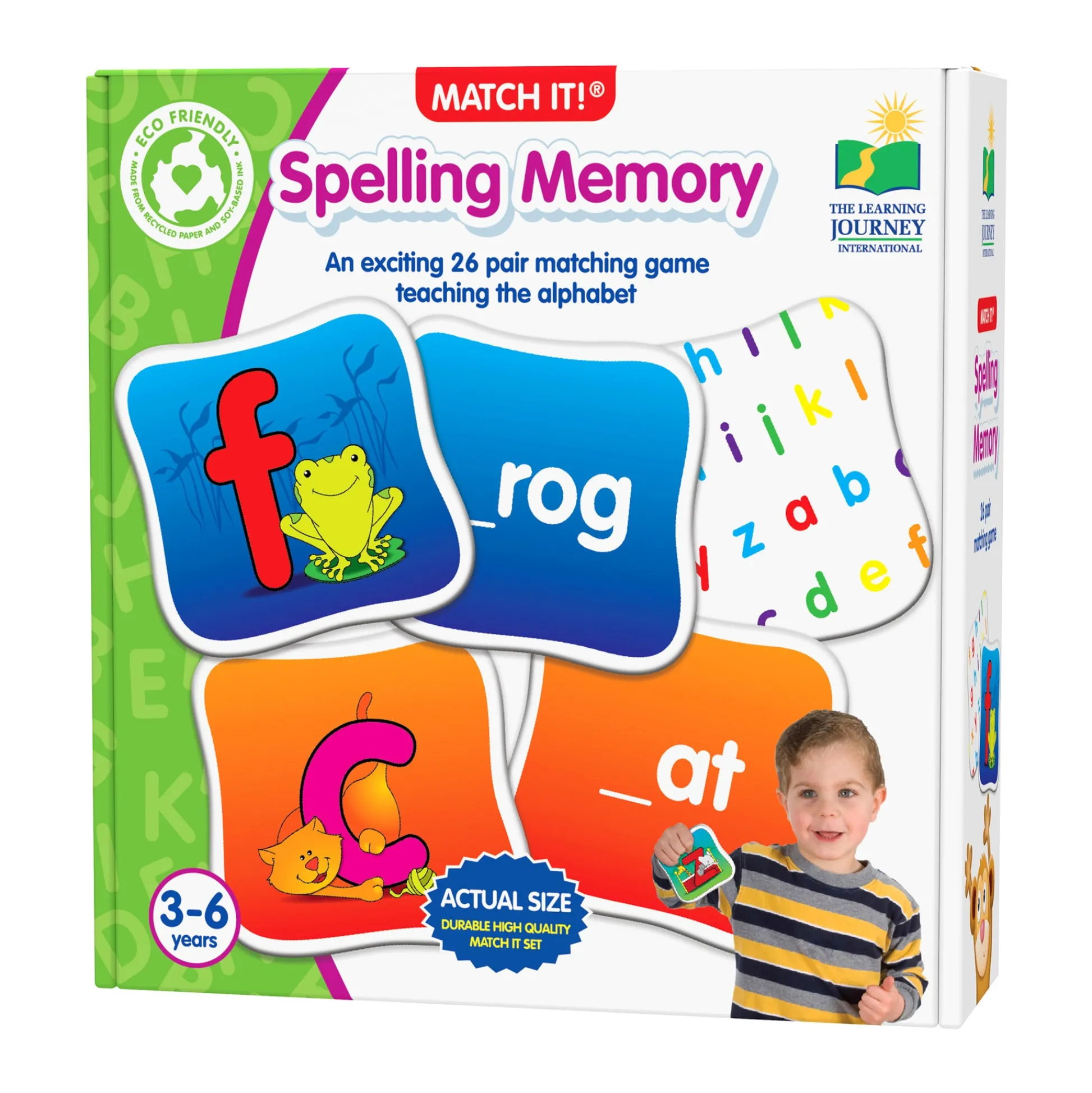 AreYouGame Match It! - Spelling Memory - Educational Word Formation Game* Preschool Education Toys & Activities