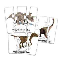 AreYouGame Match It! Jurassic Journey 20 pc Head to Tail Dinosaur Puzzle* Puzzles