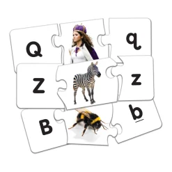 AreYouGame Match It! Learning Puzzle - Upper & Lower Case Alphabet Cards* Puzzles|Preschool Education Toys & Activities
