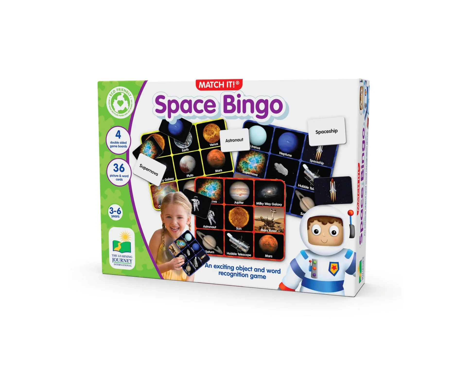 AreYouGame Match It! Space Bingo Educational Board Game* Social & Emotional Skills|Role-Playing Games